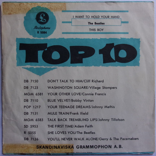 The Beatles ~ I Want To Hold Your Hand (Vinyl) - Djungel & Jazz