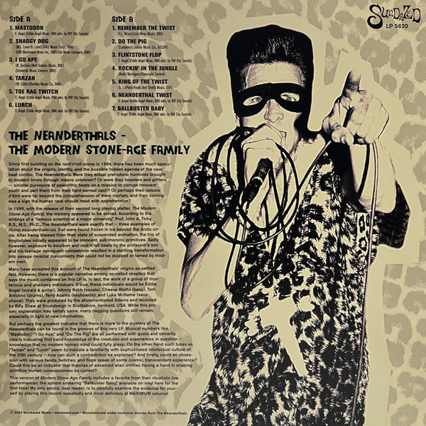 The Neanderthals : The Modern Stone-Age Family (LP, Album, RE, Whi)