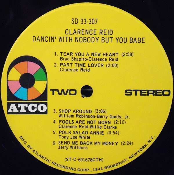 Clarence Reid ~ Dancin' With Nobody But You Babe (Vinyl) - Djungel & Jazz