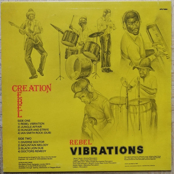 Creation Rebel : Rebel Vibrations (LP, Album)