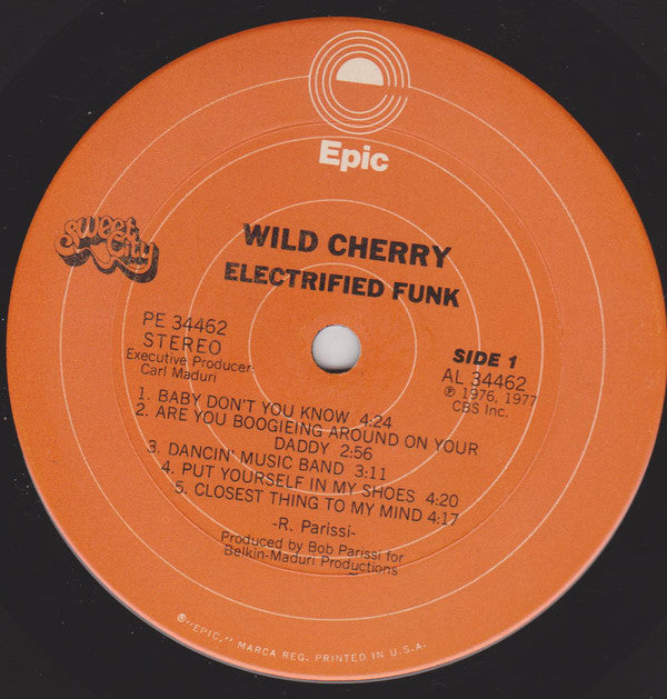 Wild Cherry ~ Electrified Funk (Vinyl) - Djungel & Jazz