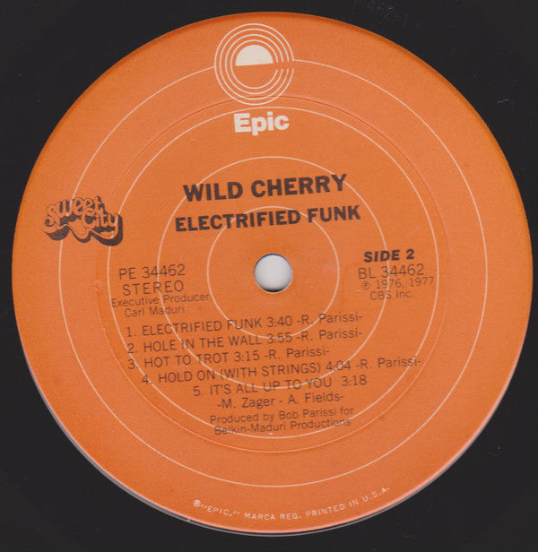 Wild Cherry ~ Electrified Funk (Vinyl) - Djungel & Jazz