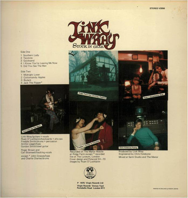 Link Wray ~ Stuck In Gear (Vinyl) - Djungel & Jazz