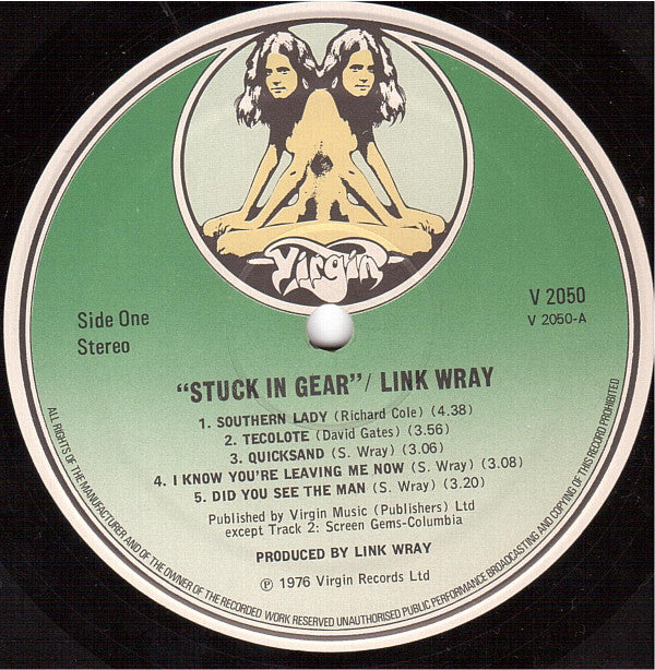 Link Wray ~ Stuck In Gear (Vinyl) - Djungel & Jazz