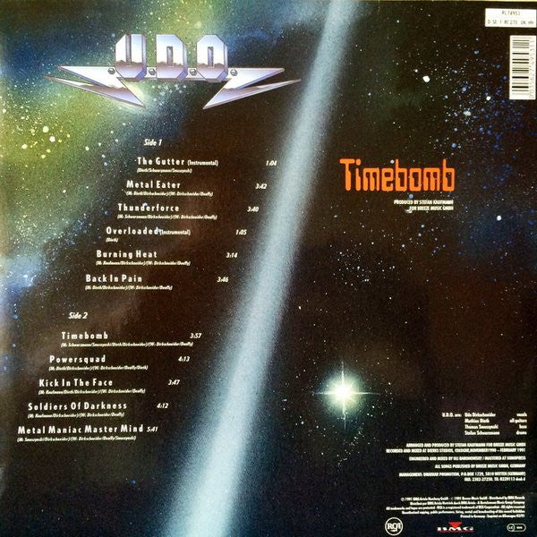 U.D.O.  ~ Timebomb (Vinyl) - Djungel & Jazz