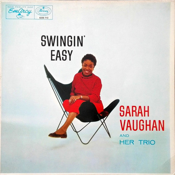 Sarah Vaughan And Her Trio ~ Swingin' Easy (Vinyl) - Djungel & Jazz