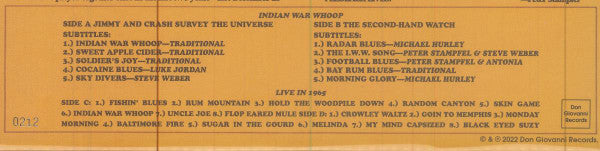 The Holy Modal Rounders : Indian War Whoop | Live In 1965 (2xLP, Comp, Ltd, Num, RM, Gat)