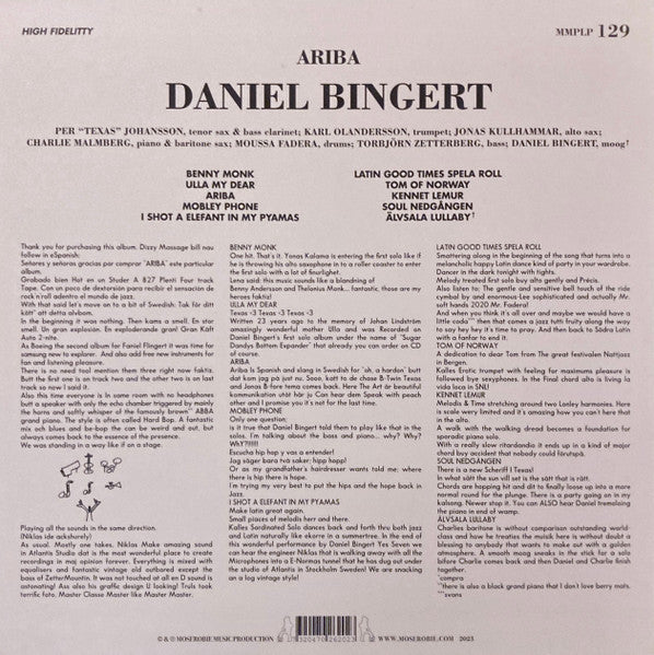 Daniel Bingert : Ariba (LP, Album)