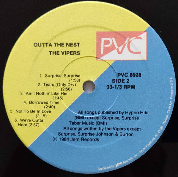 The Vipers  ~ Outta The Nest (Vinyl) - Djungel & Jazz