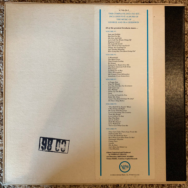 Ella Fitzgerald ~ Sings The George And Ira Gershwin Song Book (Vinyl) - Djungel & Jazz