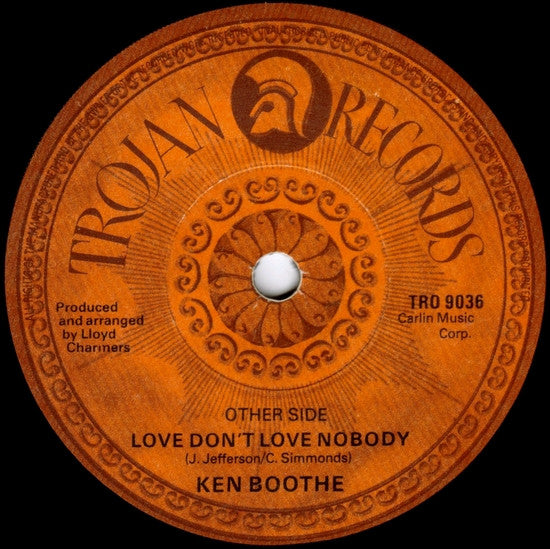 Ken Boothe ~ Freedom Day / Love Don't Love Nobody (Vinyl) - Djungel & Jazz