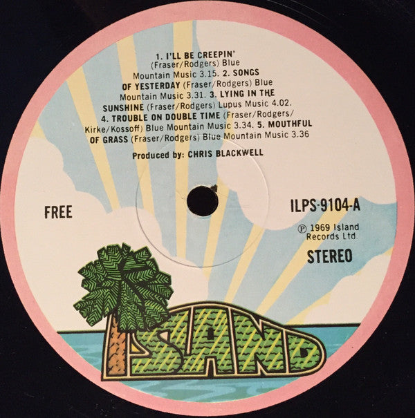 Free : Free (LP, Album, RE, Gat)