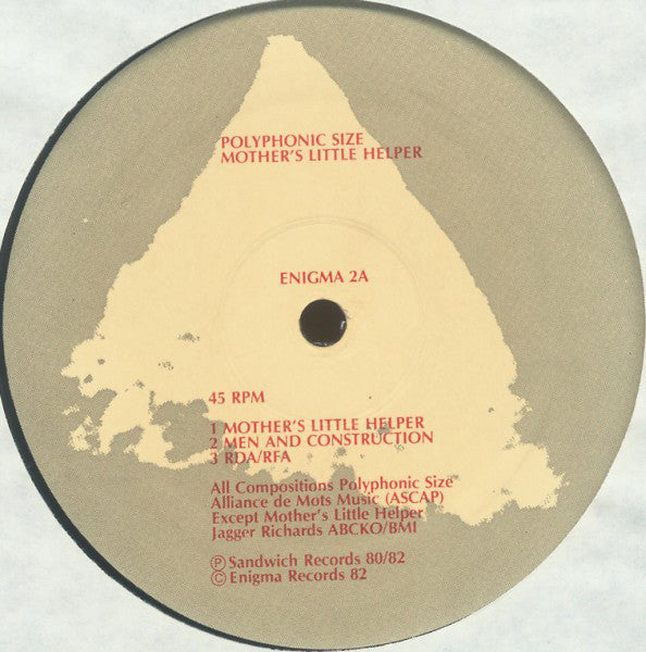 Polyphonic Size ~ Mother's Little Helper (Vinyl) - Djungel & Jazz