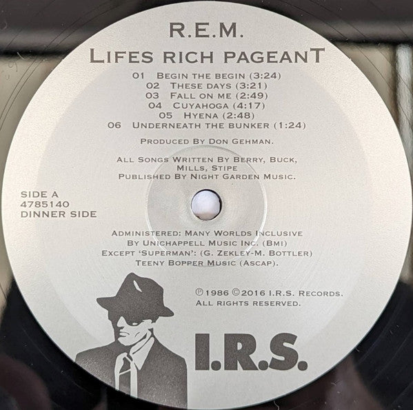 R.E.M. : Lifes Rich Pageant (LP, Album, RE, RP, 180)