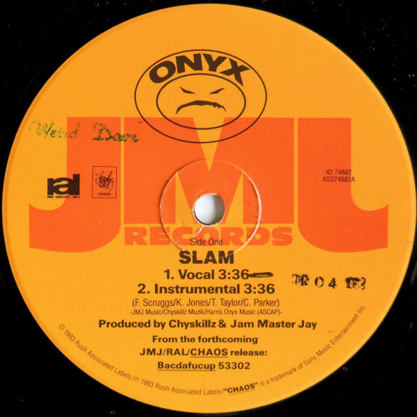 Onyx ~ Slam (Vinyl) - Djungel & Jazz