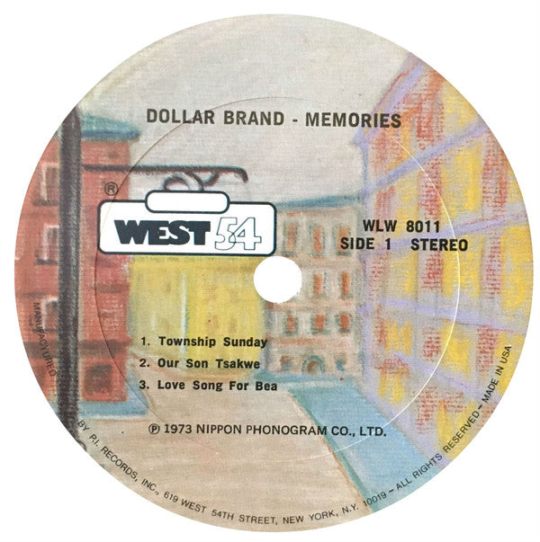 Dollar Brand ~ Memories (Vinyl) - Djungel & Jazz