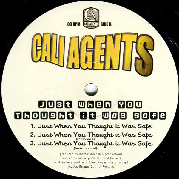 Cali Agents : The Good Life (12")