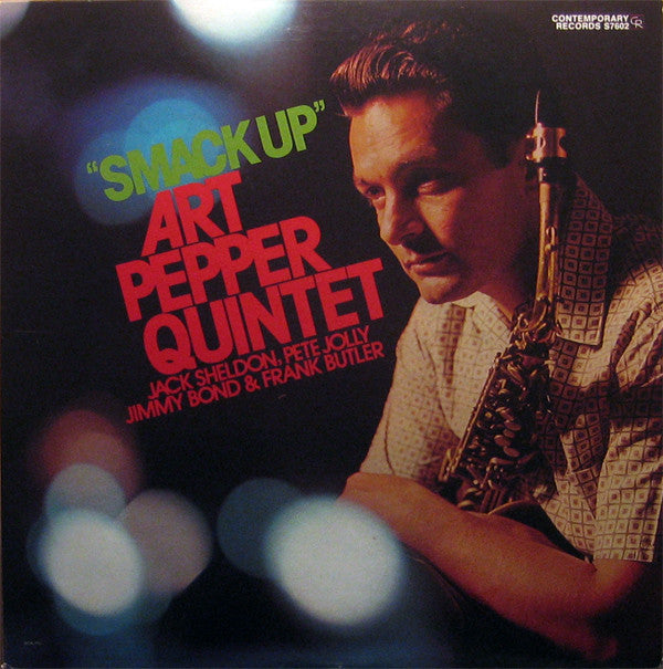 Art Pepper Quintet : Smack Up (LP, Album, RP, Mon)