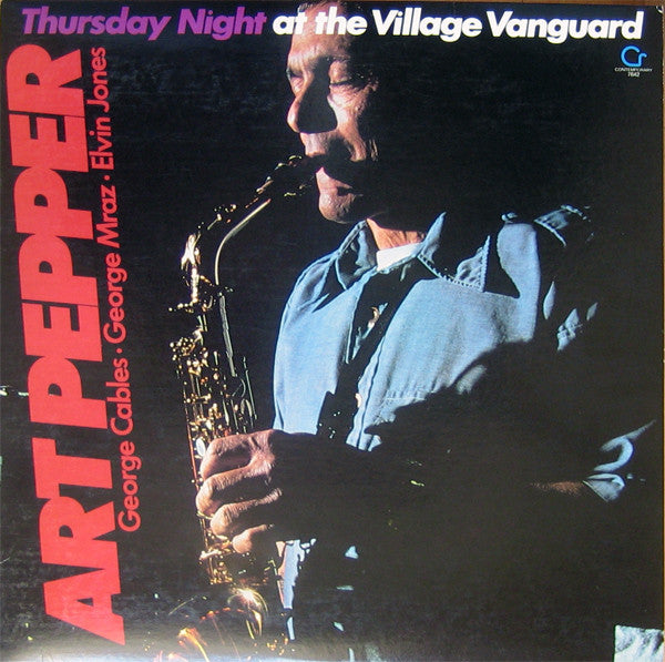 Art Pepper ~ Thursday Night At The Village Vanguard (Vinyl) - Djungel & Jazz