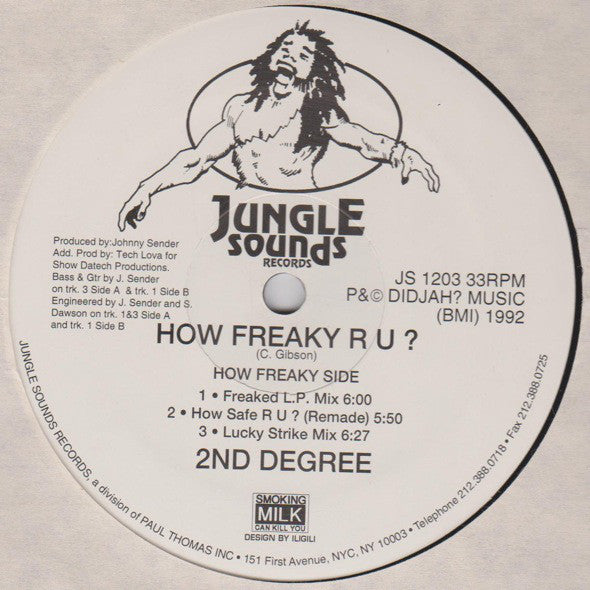 2ND Degree : How Freaky R U? (12")