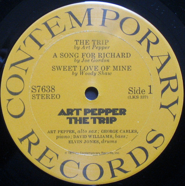 Art Pepper ~ The Trip (Vinyl) - Djungel & Jazz