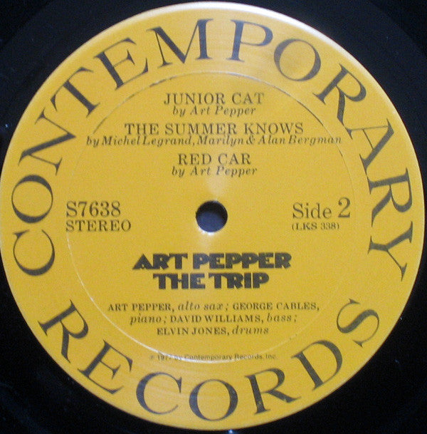 Art Pepper ~ The Trip (Vinyl) - Djungel & Jazz