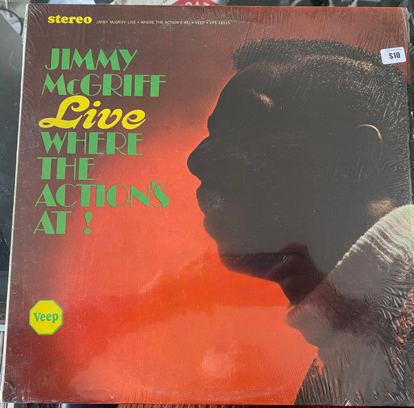 Jimmy McGriff ~ Live Where The Action's At! (Vinyl) - Djungel & Jazz