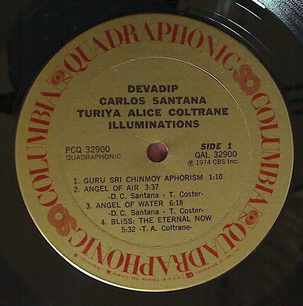 Carlos Santana & Alice Coltrane ~ Illuminations (Vinyl) - Djungel & Jazz