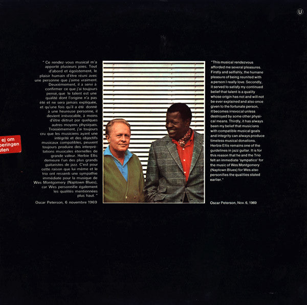 The Oscar Peterson Trio With Herb Ellis ~ "Hello Herbie" (Vinyl) - Djungel & Jazz