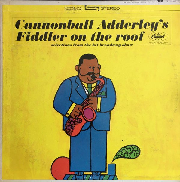 Cannonball Adderley ~ Cannonball Adderley's Fiddler On The Roof (Vinyl) - Djungel & Jazz