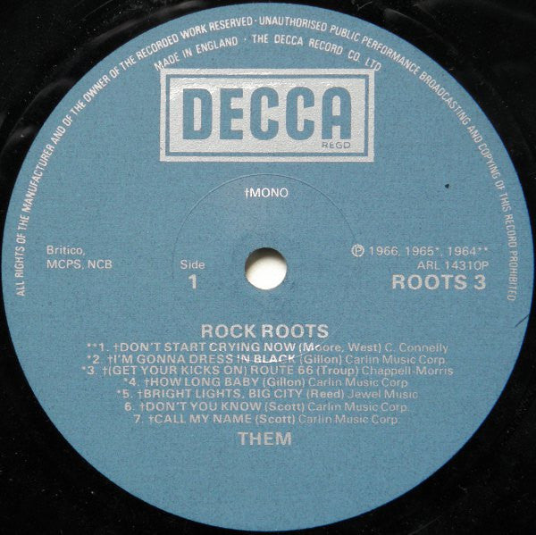 Them  ~ Rock Roots (Vinyl) - Djungel & Jazz