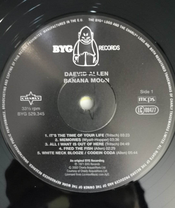 Daevid Allen ~ Banana Moon (Vinyl) - Djungel & Jazz