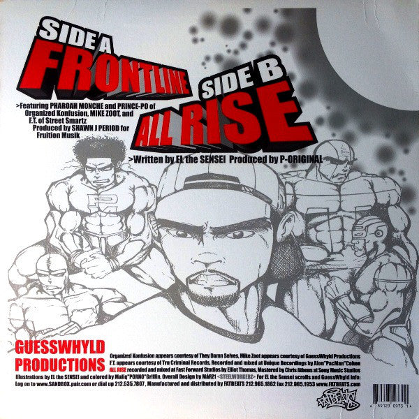 El The Sensei ~ Frontline B/W All Rise (Vinyl) - Djungel & Jazz