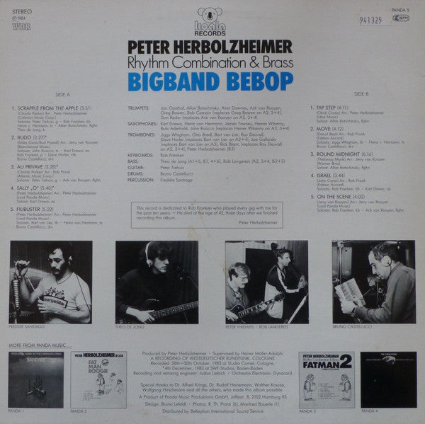 Peter Herbolzheimer Rhythm Combination & Brass ~ Bigband Bebop (Vinyl) - Djungel & Jazz