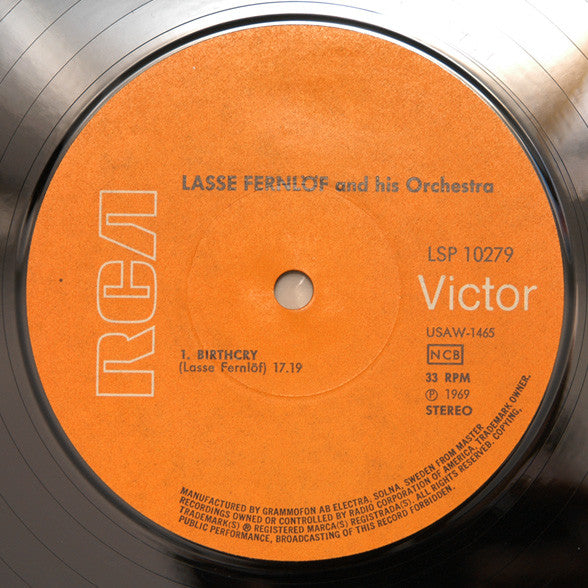 Lasse Fernlöf And His Orchestra ~ The Chameleon (Vinyl) - Djungel & Jazz