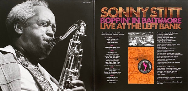 Sonny Stitt ~ Boppin' In Baltimore: Live At The Left Bank (Vinyl) - Djungel & Jazz