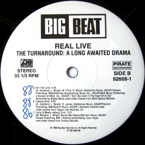 Real Live : The Turnaround: The Long Awaited Drama (2xLP, Album)