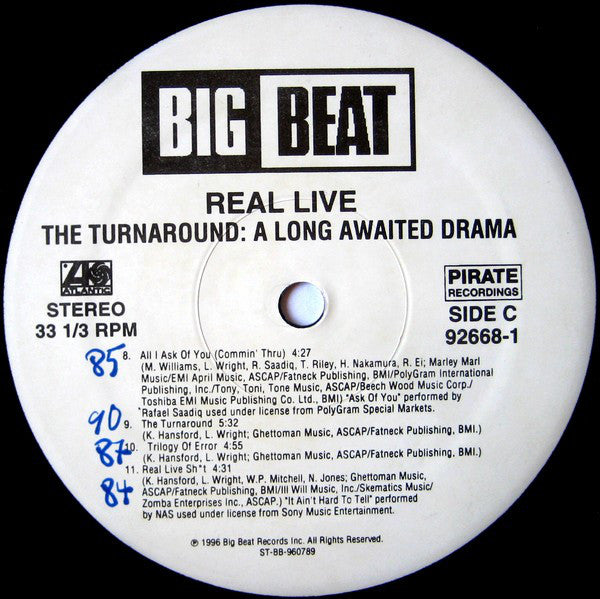 Real Live ~ The Turnaround: The Long Awaited Drama (Vinyl) - Djungel & Jazz