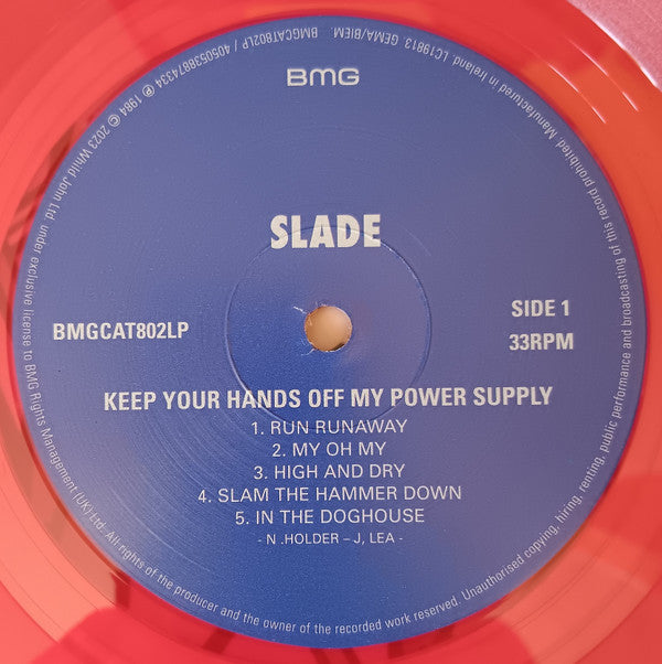 Slade : Keep Your Hands Off My Power Supply (LP, Album, RSD, Red)