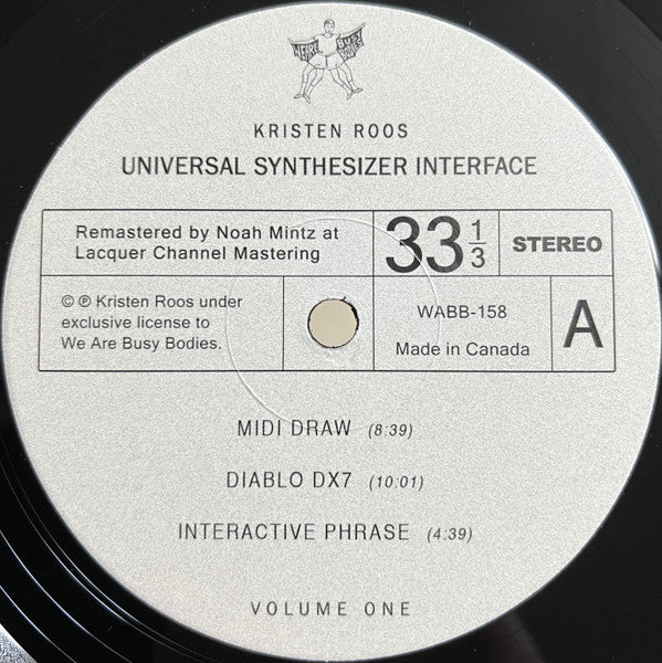 Kristen Roos ~ Universal Synthesizer Interface Volume One (Vinyl) - Djungel & Jazz