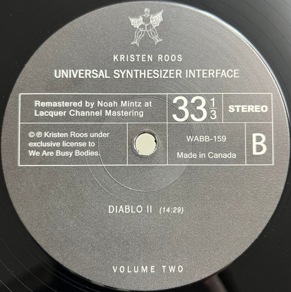 Kristen Roos ~ Universal Synthesizer Interface Volume Two (Vinyl) - Djungel & Jazz