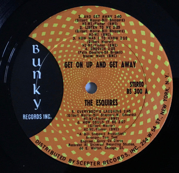 The Esquires ~ Get On Up And Get Away (Vinyl) - Djungel & Jazz