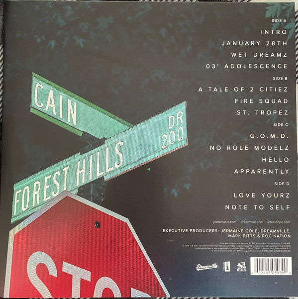 J. Cole : 2014 Forest Hills Drive (2xLP, Album, RE)