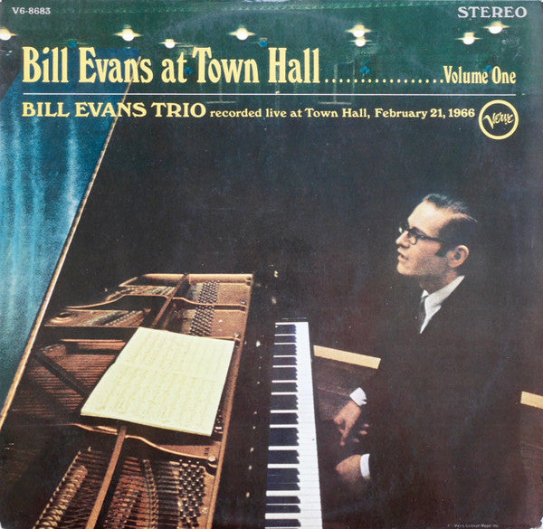 The Bill Evans Trio ~ Bill Evans At Town Hall (Volume One) (Vinyl) - Djungel & Jazz