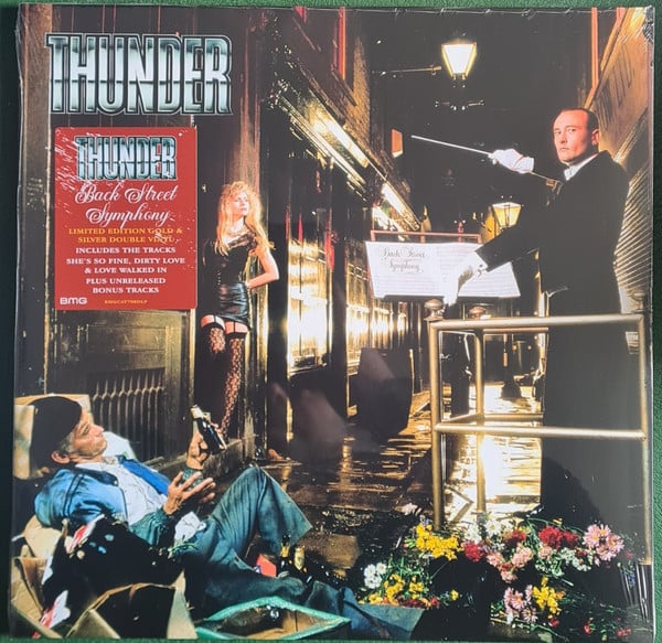 Thunder (3) : Back Street Symphony (LP, Album, Ltd, RE, Gol + LP, Album, Ltd, RE, Sil)