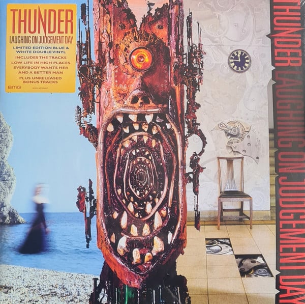 Thunder (3) : Laughing On Judgement Day (LP, Album, Ltd, RE, Blu + LP, Album, Ltd, RE, Whi)