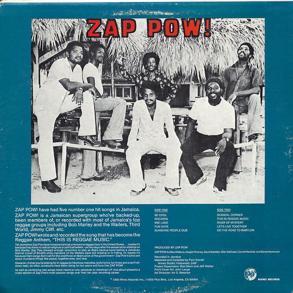 Zap Pow : Reggae Rules ! (LP, Album)