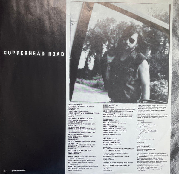 Steve Earle ~ Copperhead Road (Vinyl) - Djungel & Jazz