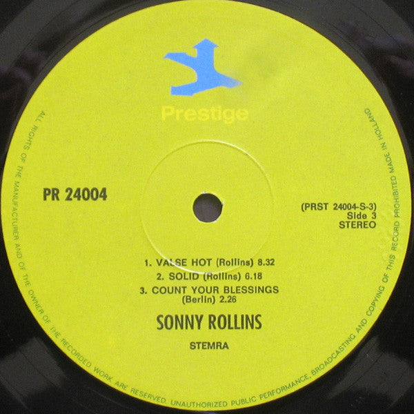 Sonny Rollins ~ Sonny Rollins (Vinyl) - Djungel & Jazz