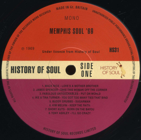 Various : Memphis Soul '69 (LP, RSD, Comp, Mono)